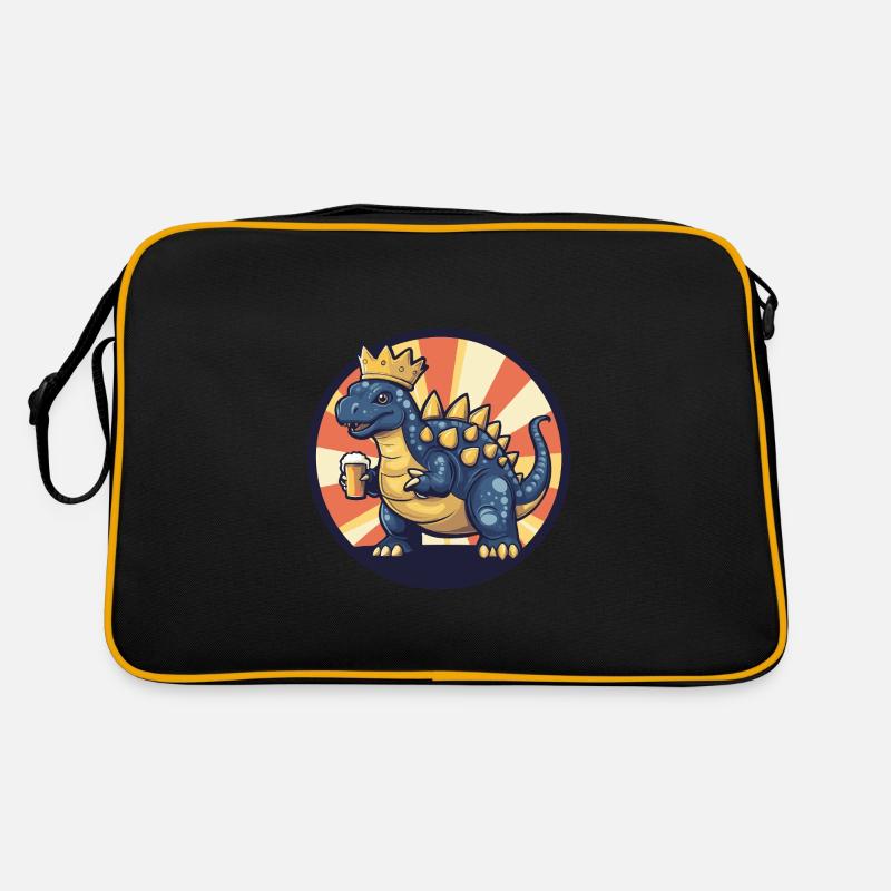 Dinosaurier stegosaurus Bier Retro Tasche