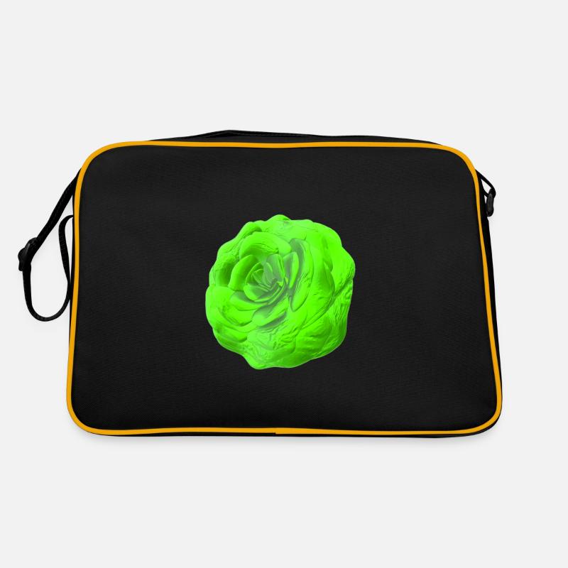 Rose Green Retro Bag