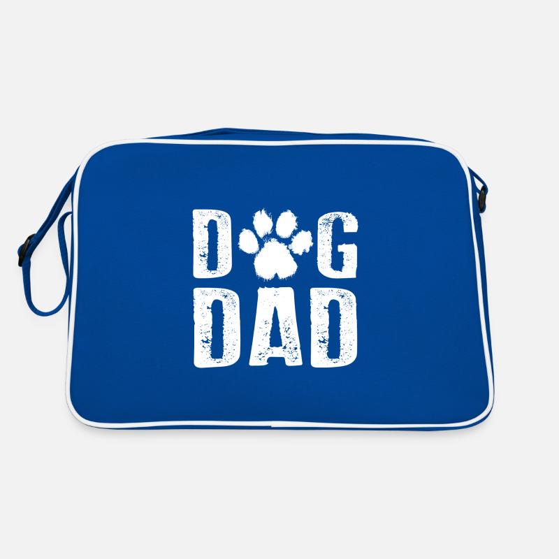 DOG DAD Propriétaires de chiens Hommes Sac Retro