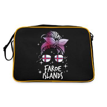Faroe Islands - Retro Bag - black/gold - Back