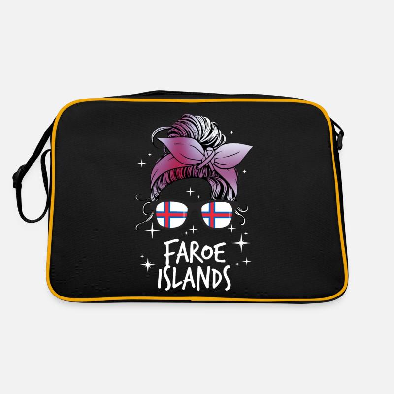 Färöer Inseln Retro Tasche