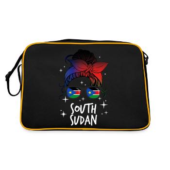 Sud Soudan - Sac Retro - noir/or - Dos