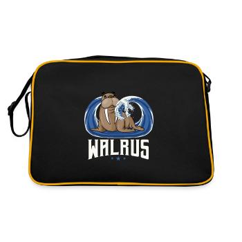 Walrus - Retro Bag - black/gold - Back