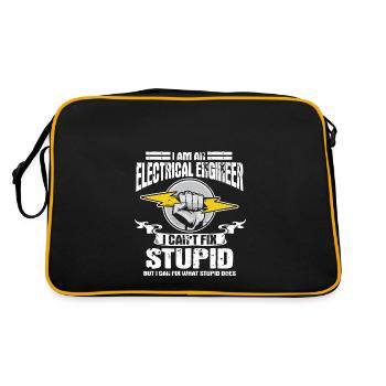 Electrical engineer - Retro Bag - black/gold - Back