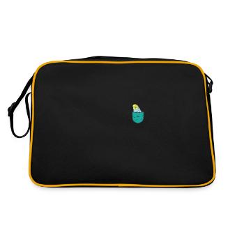 Budgerigar - Retro Bag - black/gold - Back