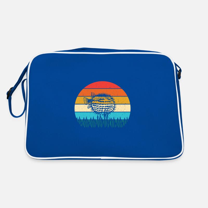 Kugelfisch Retro Tasche