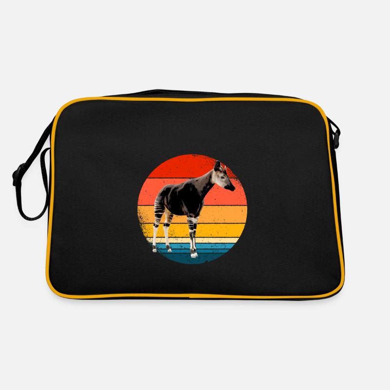 Okapi Geschenk Retro Tasche