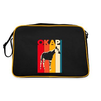 okapi - Retro Bag - black/gold - Back
