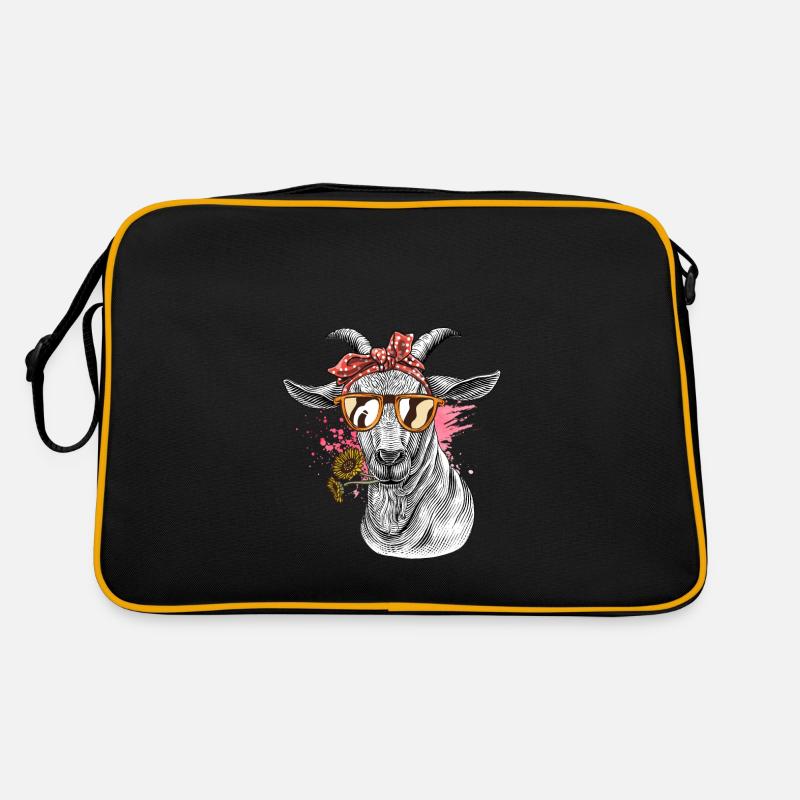Cool Goat - Retro Bag - black/gold