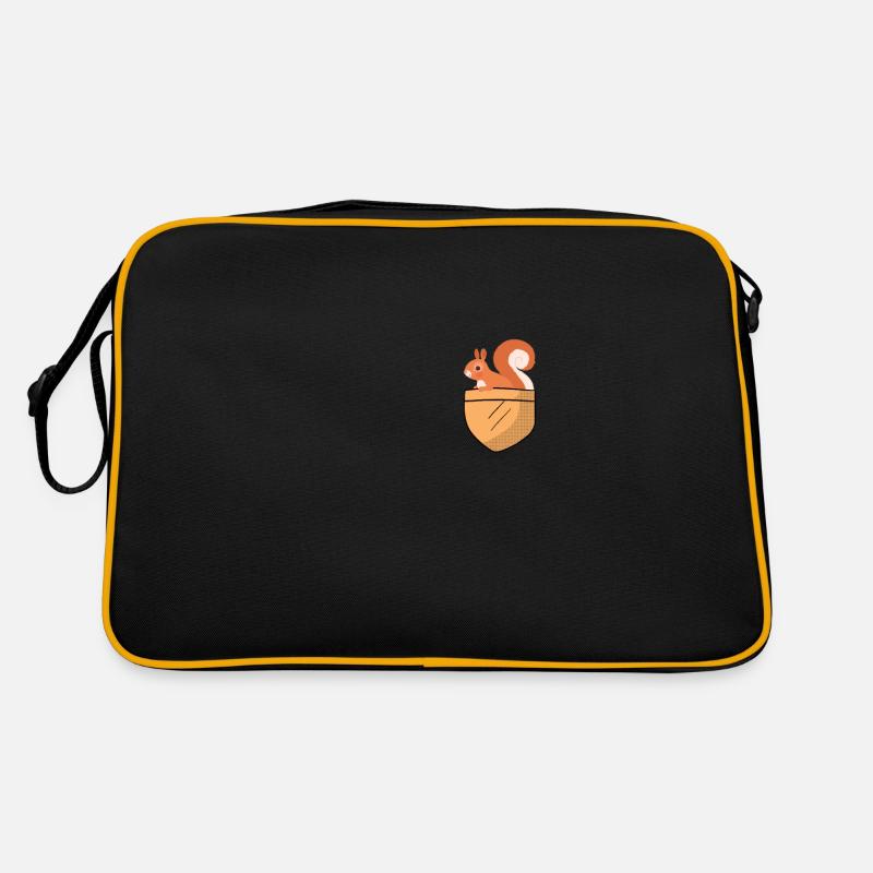 Eichhörnchen Brusttasche Retro Tasche