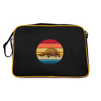 pangolin - Retro Bag - black/gold - Back