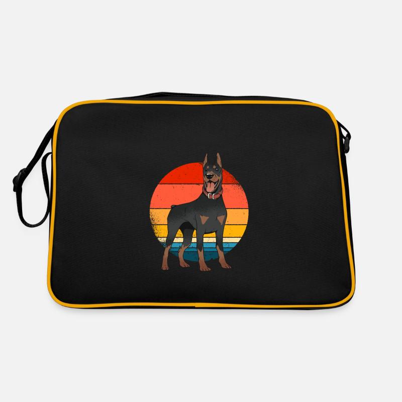 Dobermann Retro Tasche