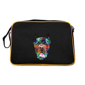 Cane Corso - Sac Retro - noir/or - Dos