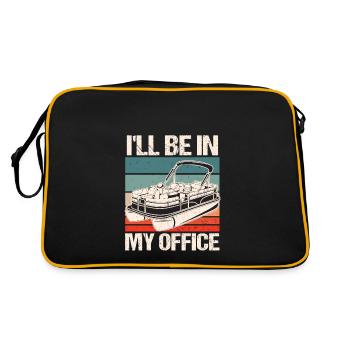 Bateau Ponton - Sac Retro - noir/or - Dos