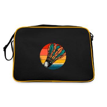 shuttlecock - Retro Bag - black/gold - Back