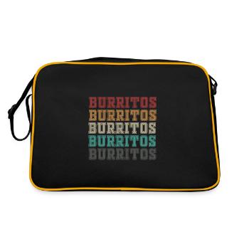 Burritos - Sac Retro - noir/or - Dos