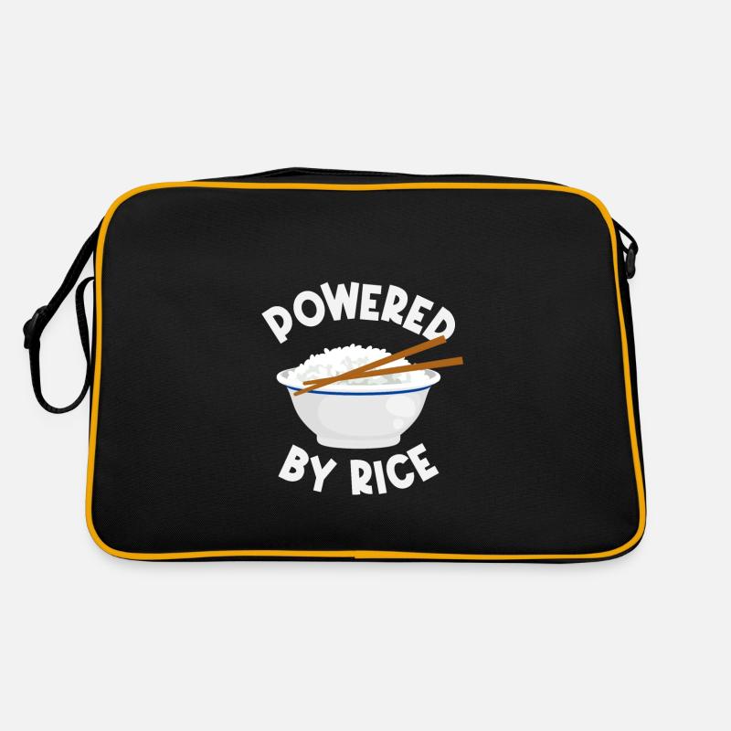 Rice - Retro Bag - black/gold