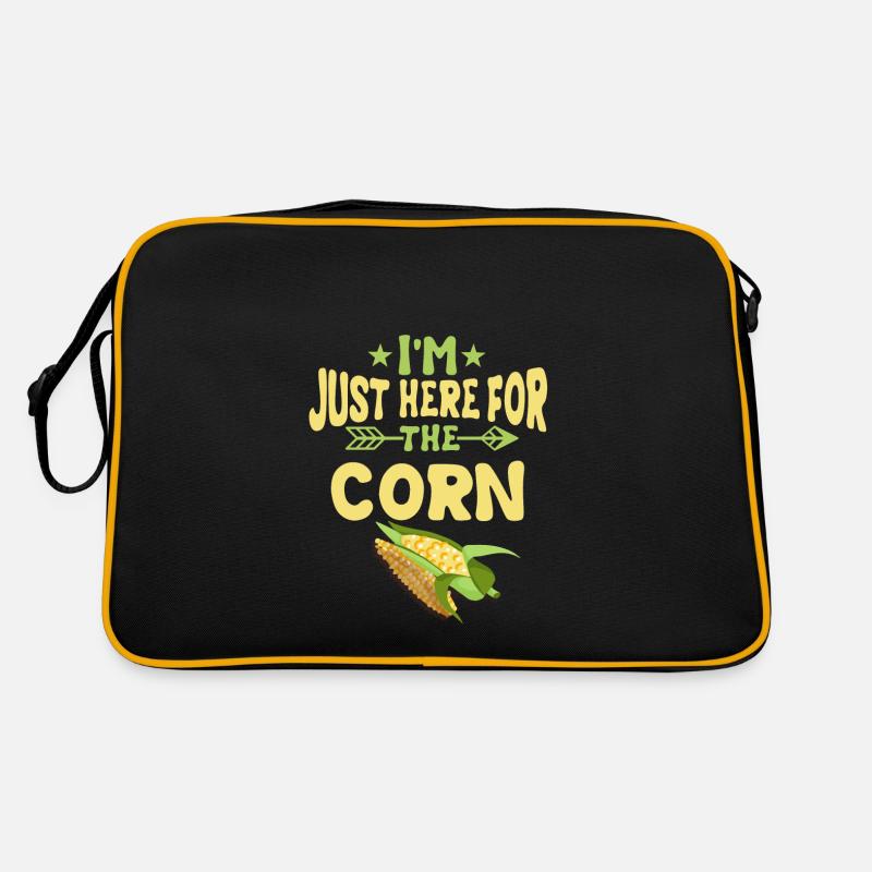Lustiges Mais Geschenk Retro Tasche