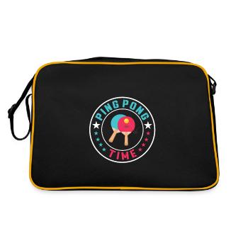 Temps de ping-pong - Sac Retro - noir/or - Dos