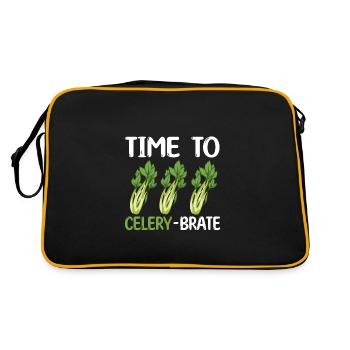 Celery Gift - Retro Bag - black/gold - Back