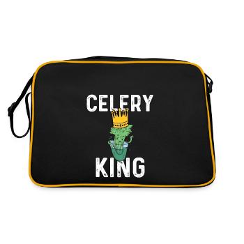 Celery King - Retro Bag - black/gold - Back