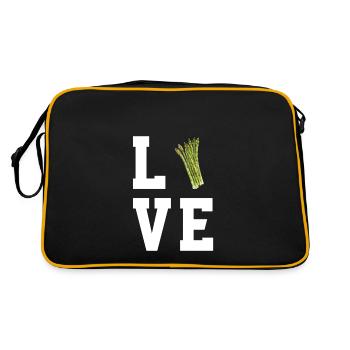 Asperge - Sac Retro - noir/or - Dos