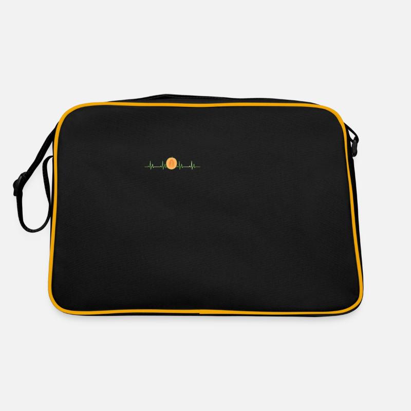 Cantaloupe heartbeat Retro Bag