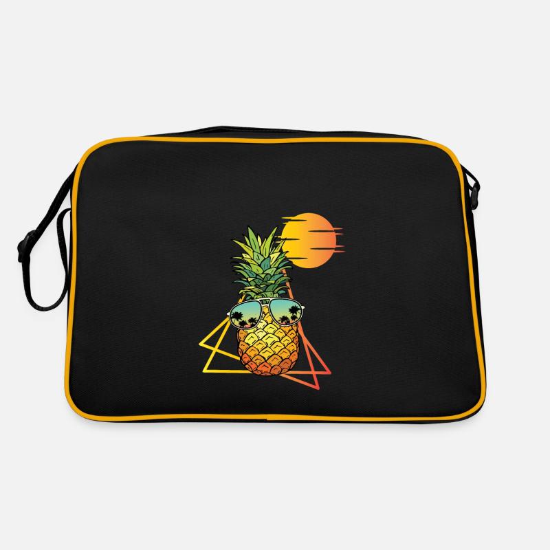 80s Retro Pineapple Retro Bag