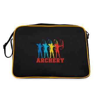 Archerie - Sac Retro - noir/or - Dos