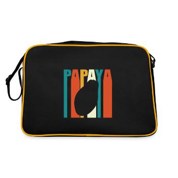 Papaya - Retro Bag - black/gold - Back