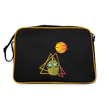 Durian 80s - Retro Bag - black/gold - Back