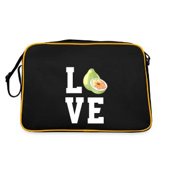 Pomelo - Retro Tasche - Schwarz/Gold - Hinten