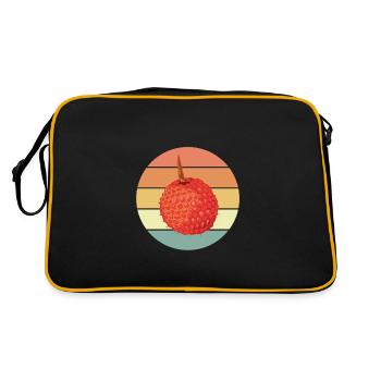 Litchi - Sac Retro - noir/or - Dos