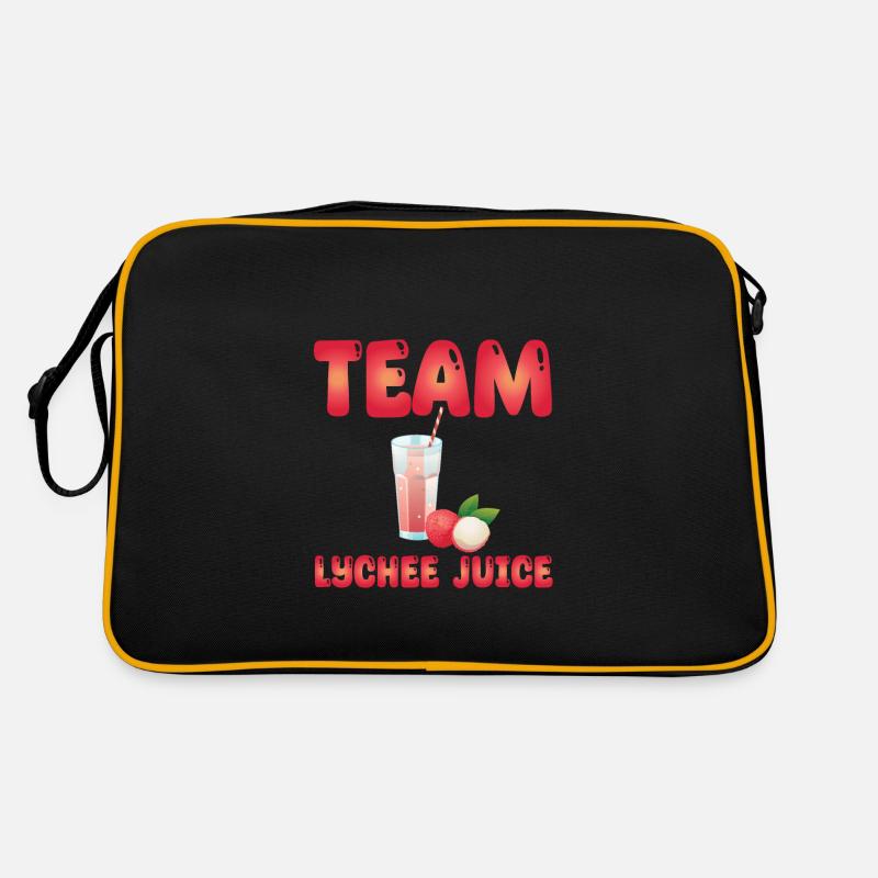 Team Lychee Saft Retro Tasche