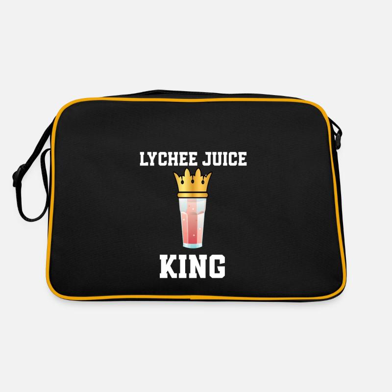 Lychee Saft König Retro Tasche