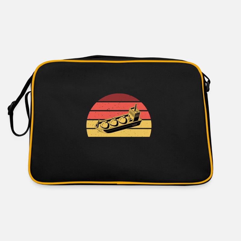 LNG Tankschiff Retro Tasche