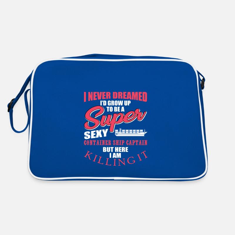 Container ship Captain Retro Bag