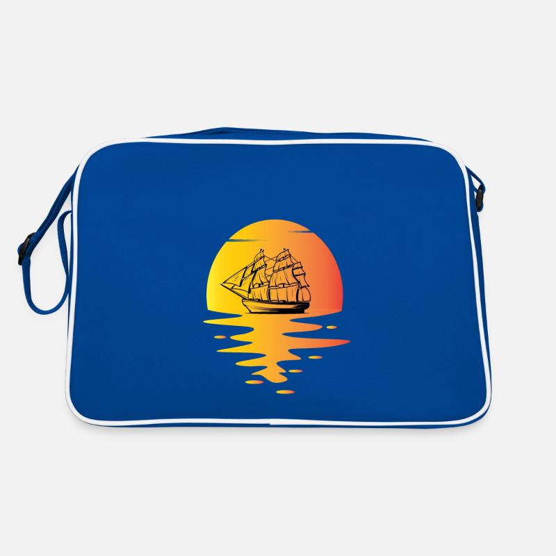 Vintage Sailing Ship Retro Bag