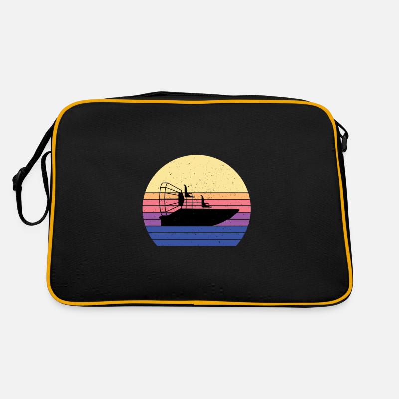 Sumpfboot Retro Tasche
