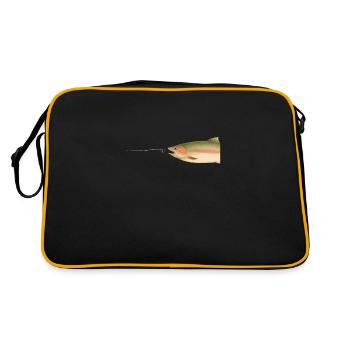 Truite - Sac Retro - noir/or - Dos