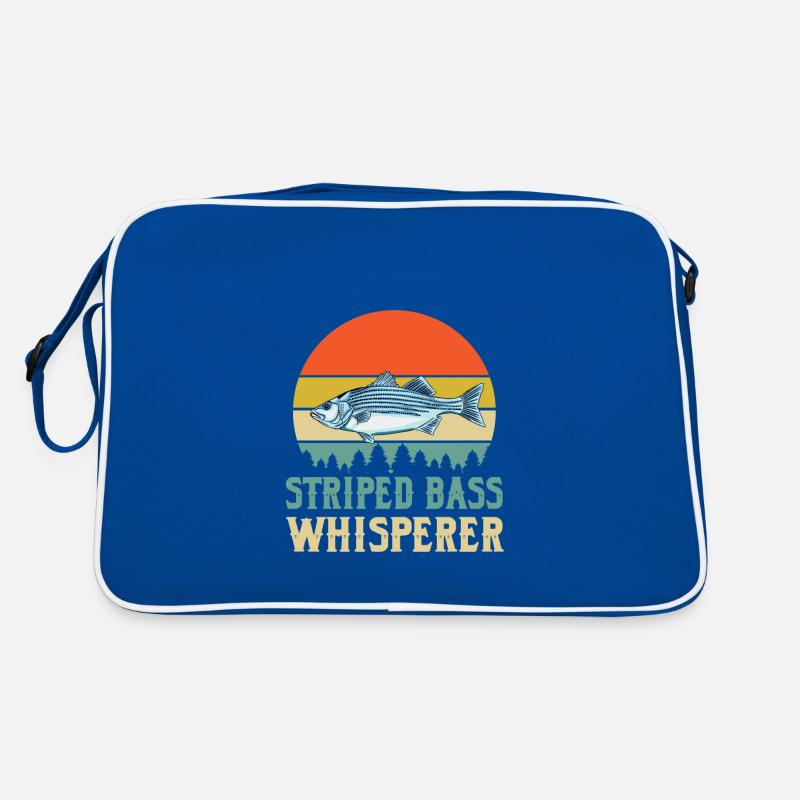 Gestreifter Barsch Flüsterer Retro Tasche