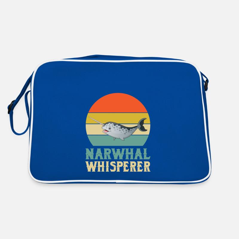 Narwal Flüsterer Retro Tasche