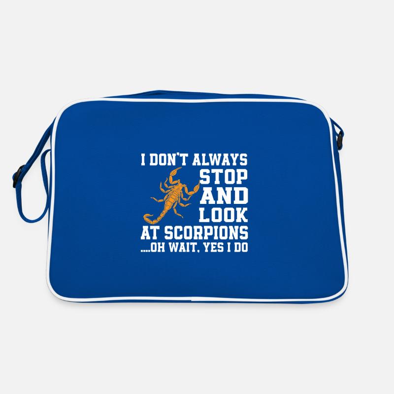 Funny Scorpio Saying Retro Bag