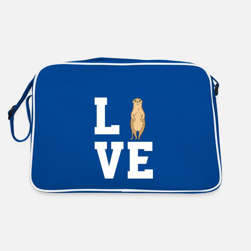 Liebe Erdmännchen Retro Tasche