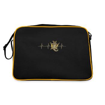 Battement de cœur de glissement de sucre - Sac Retro - noir/or - Dos