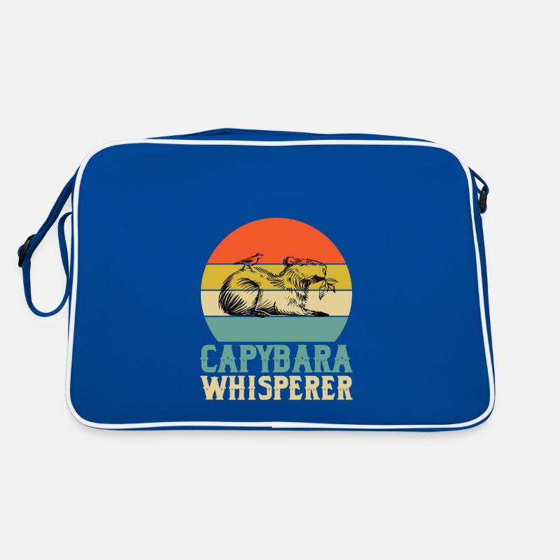 Capybara Flüsterer Retro Tasche
