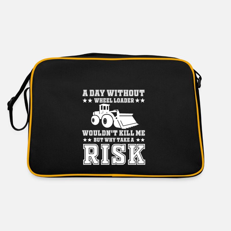Great wheel loader outfit Retro Bag