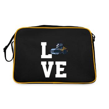 Love Reels - Retro Bag - black/gold - Back