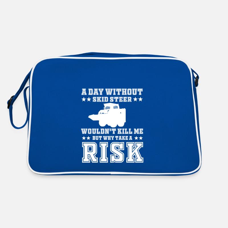 Funny Skid Steer Loader Shirt Retro Bag