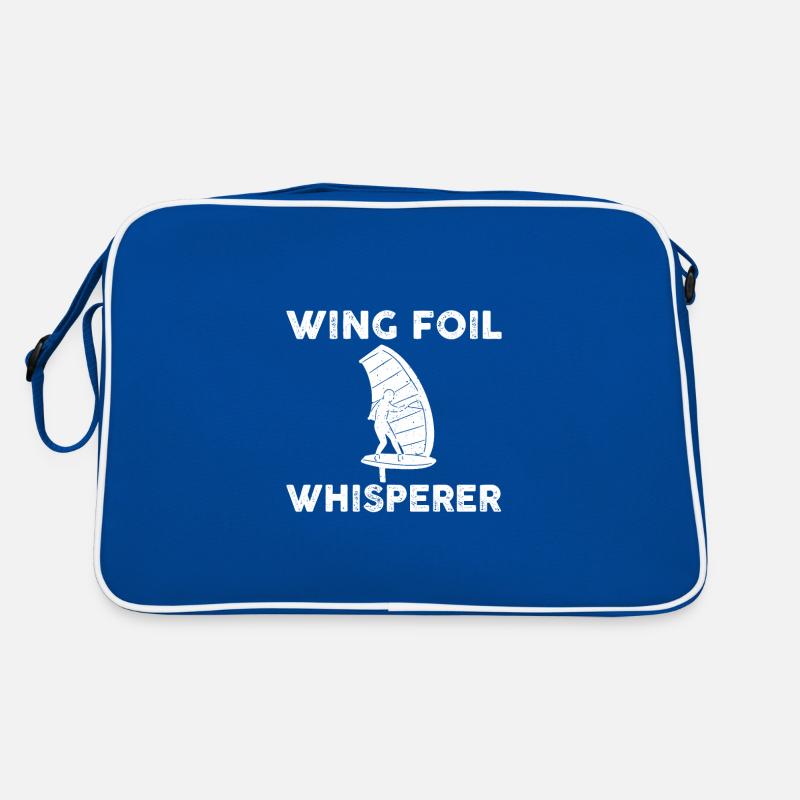 Wing Foil Flüsterer Retro Tasche
